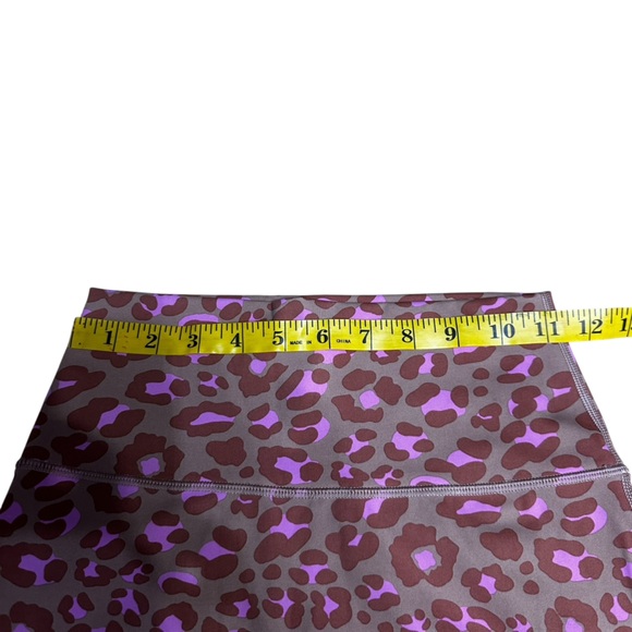 Offline By Aerie Goals 7/8 Legging Hi Rise Long Inseam Size Medium Leopard Print - Picture 10 of 10